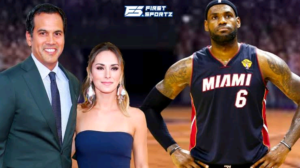 LeBron James leaving the Heat, according to Erik Spoelstra's ex-wife, forced her to shorten her 2014 vacation.